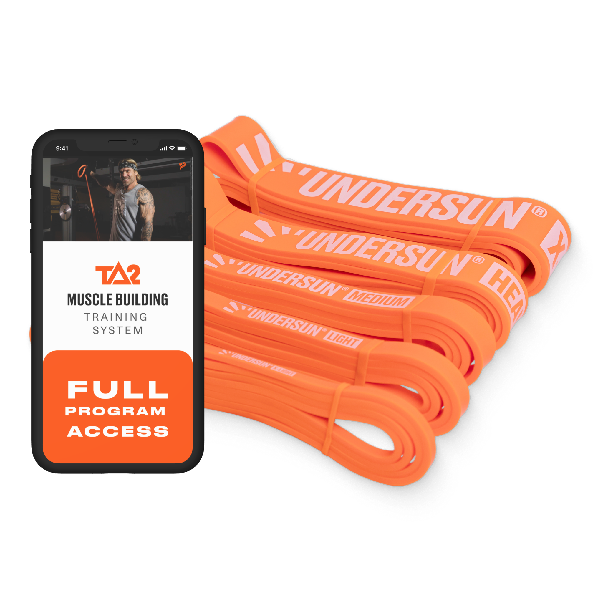Muscle Building Bundle - Orange - Undersun Fitness 